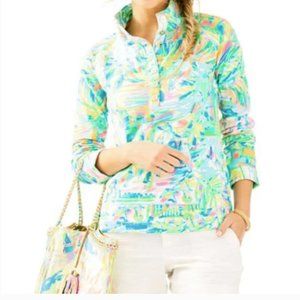 Lilly Pulitzer UPF 50+ Captain Popover in Multi Sea Salt & Sun Size Large NWT